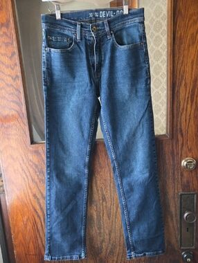 Devil-Dog Dungarees Men's Jeans - Size 30x32 - Classic Blue Denim